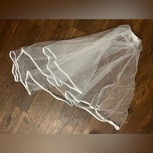 White Sheer Veil